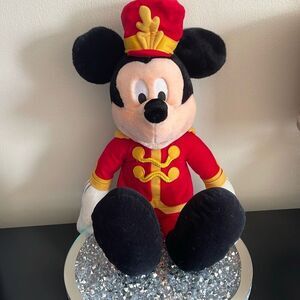 Disney Macy's Mickey Mouse Christmas Marching Band Conductor Plush Doll 23"